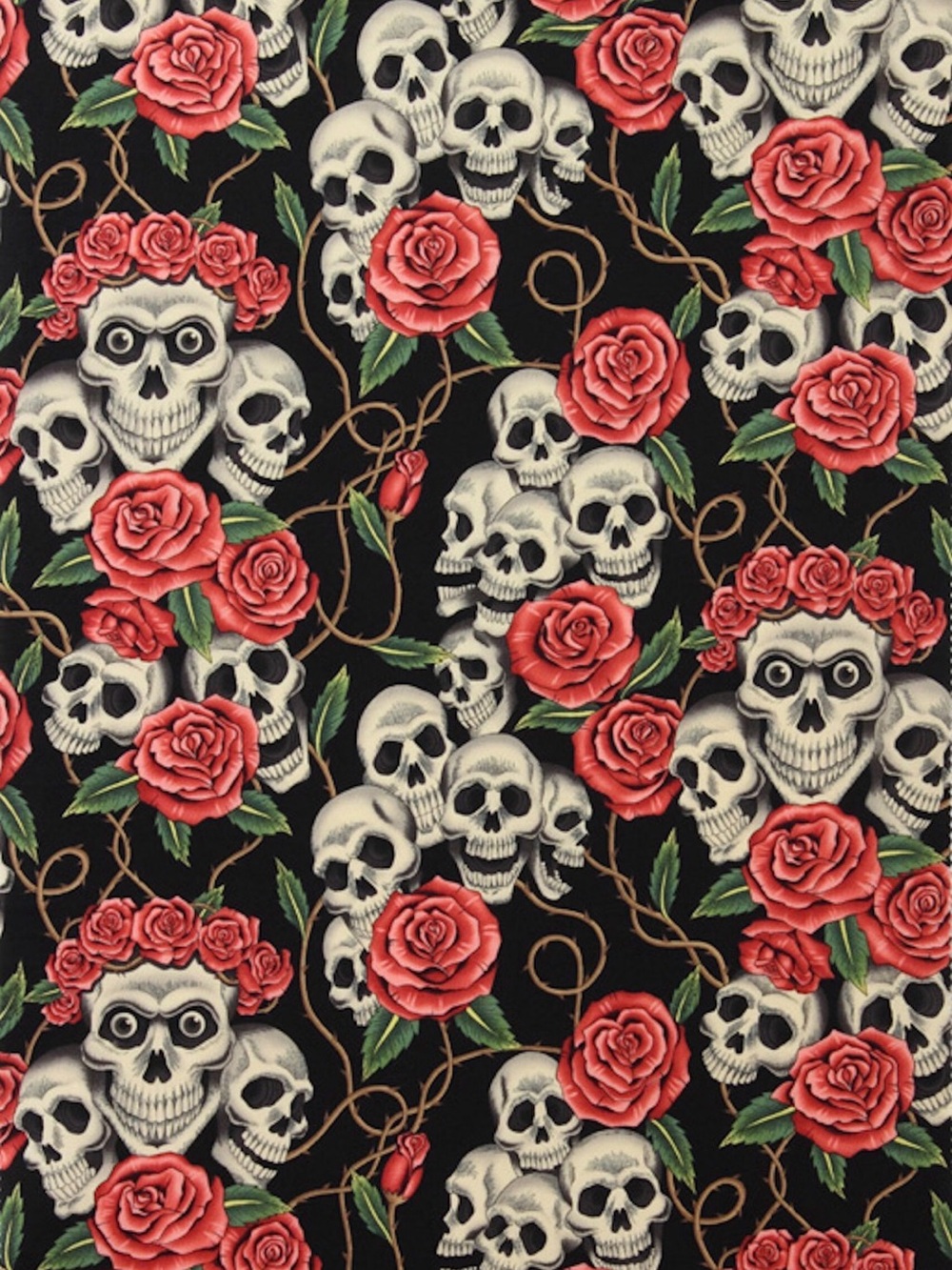 “Rose tattoo (skulls &roses) Alexander Henry 2005–53L44W